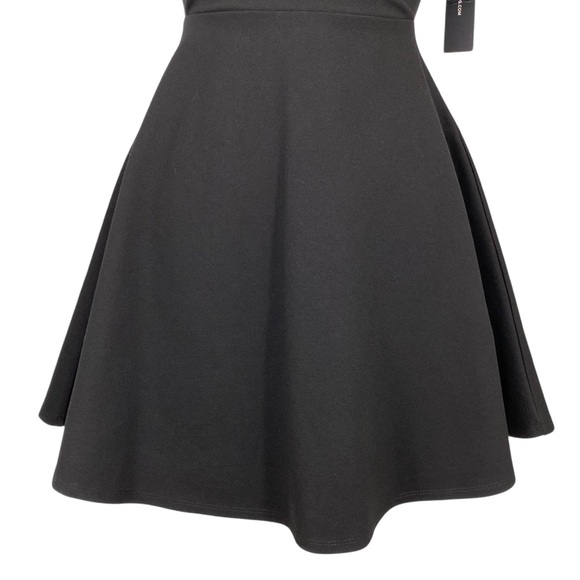 Lulus Need You Close Black Open Back Lace Detail Fit and Flare Mini Party Dress - Picture 10 of 16